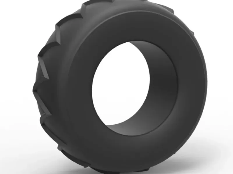 Tire for sand and snow 4 Scale 1:25