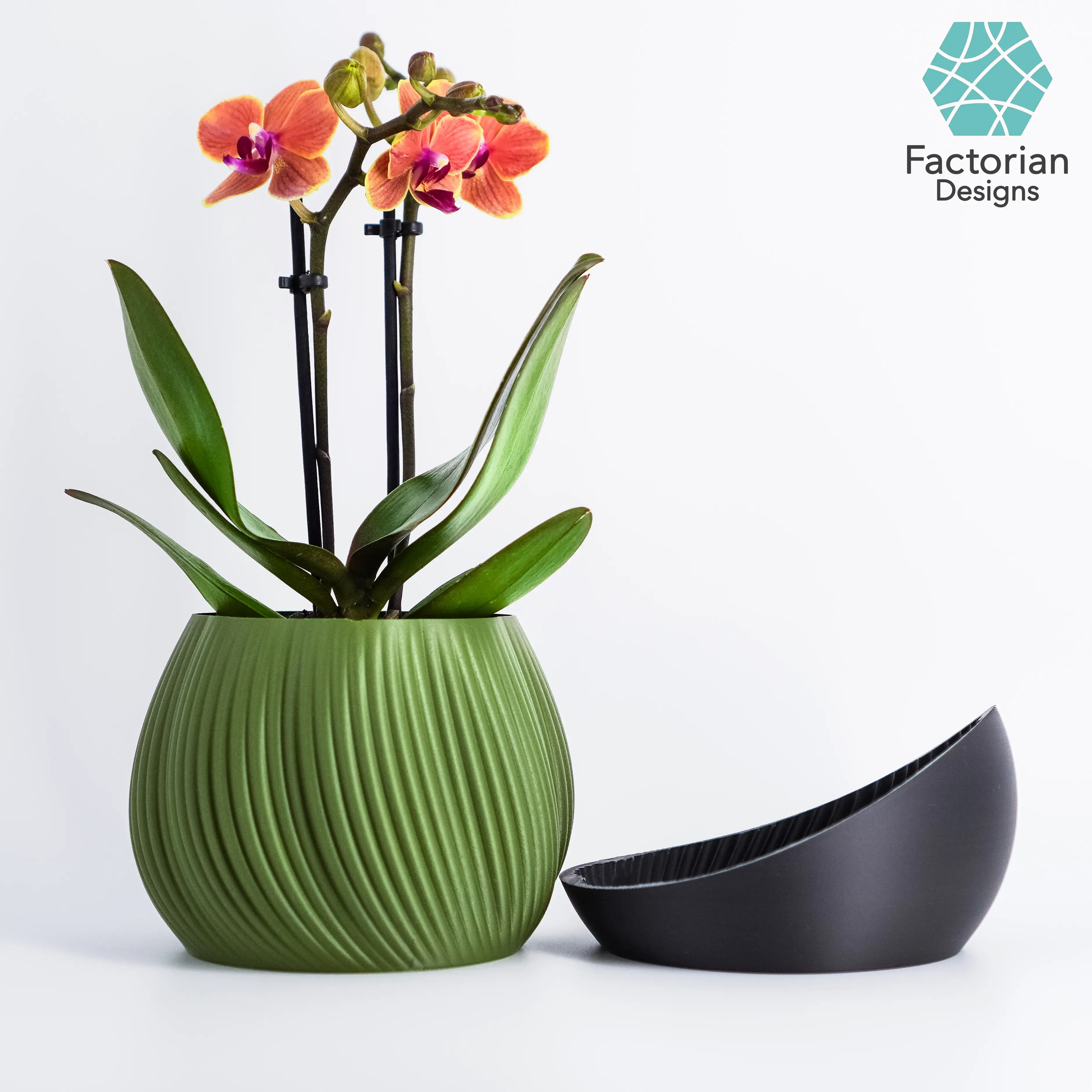 Plant Pot "Bloomcrest" | Planter STL to 3D print | Fused Pot