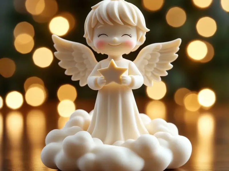 Ange sur un nuage