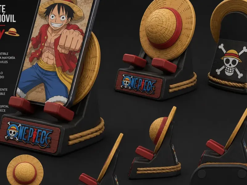 Soporte para móvil de Luffy