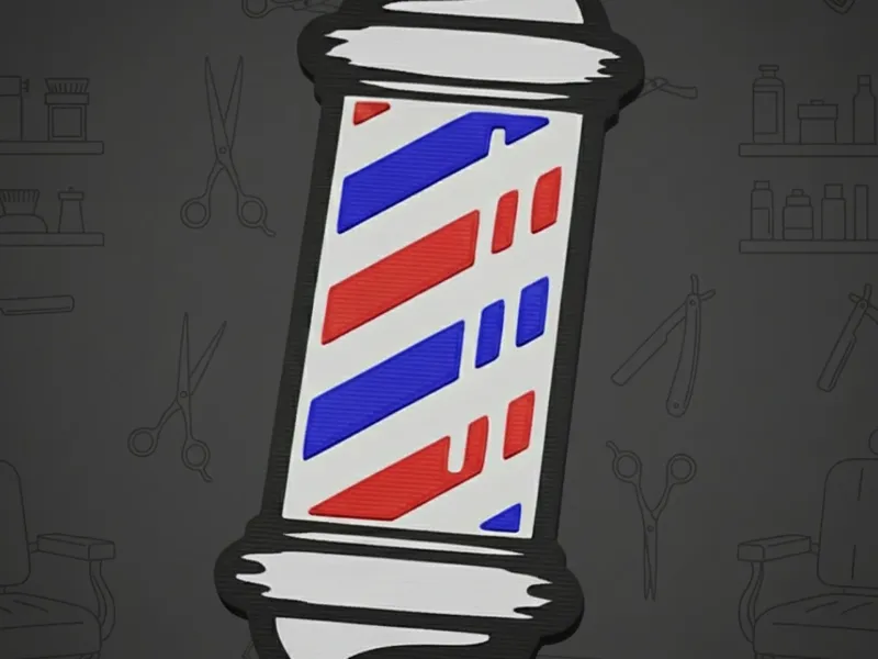 BARBER POLE - DECO