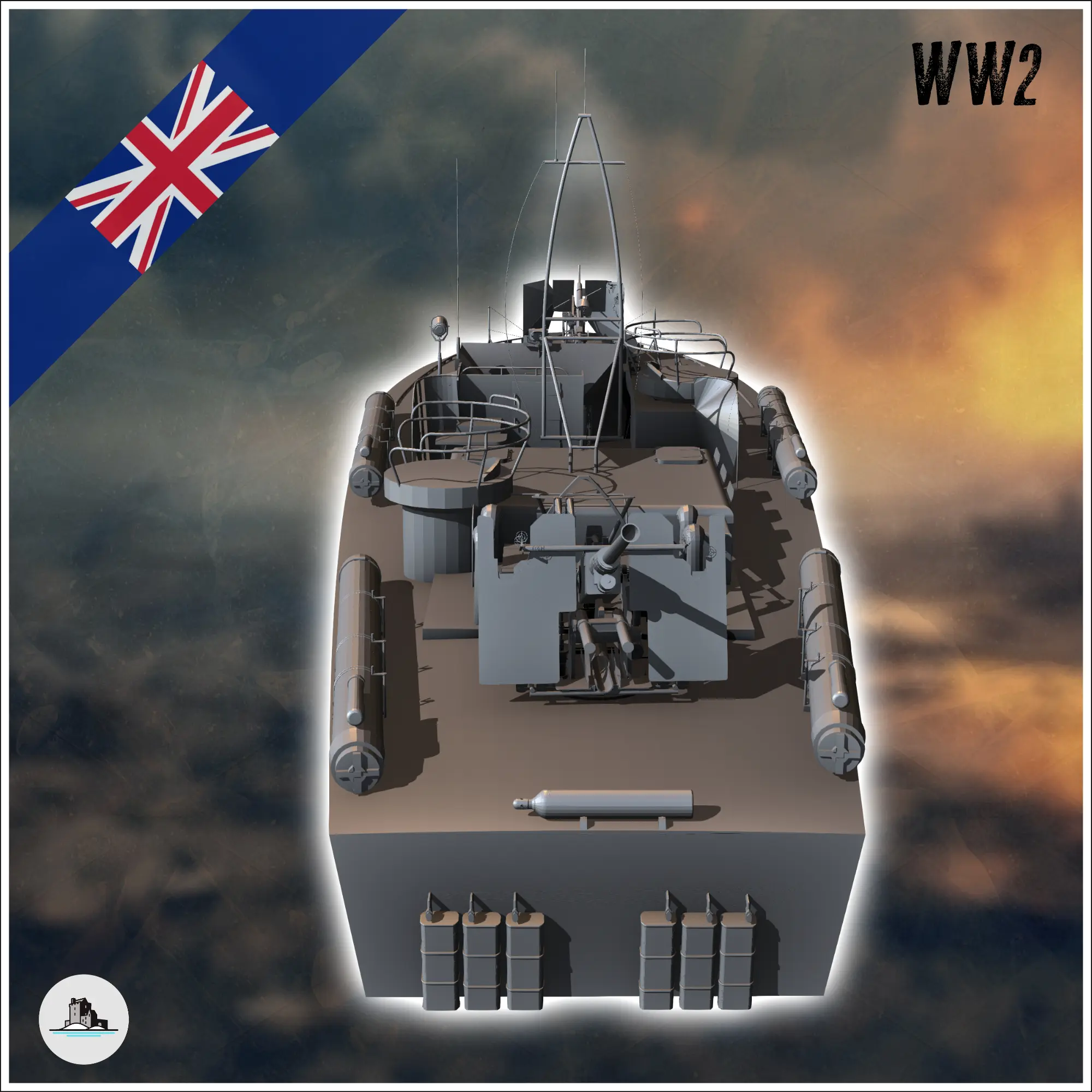 Britisches schnelles motor torpedoboot (2) - miniaturen warhammer t