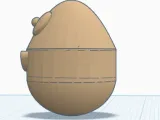 funny two piece egg cache.-1