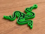 Razer logo keychain-0