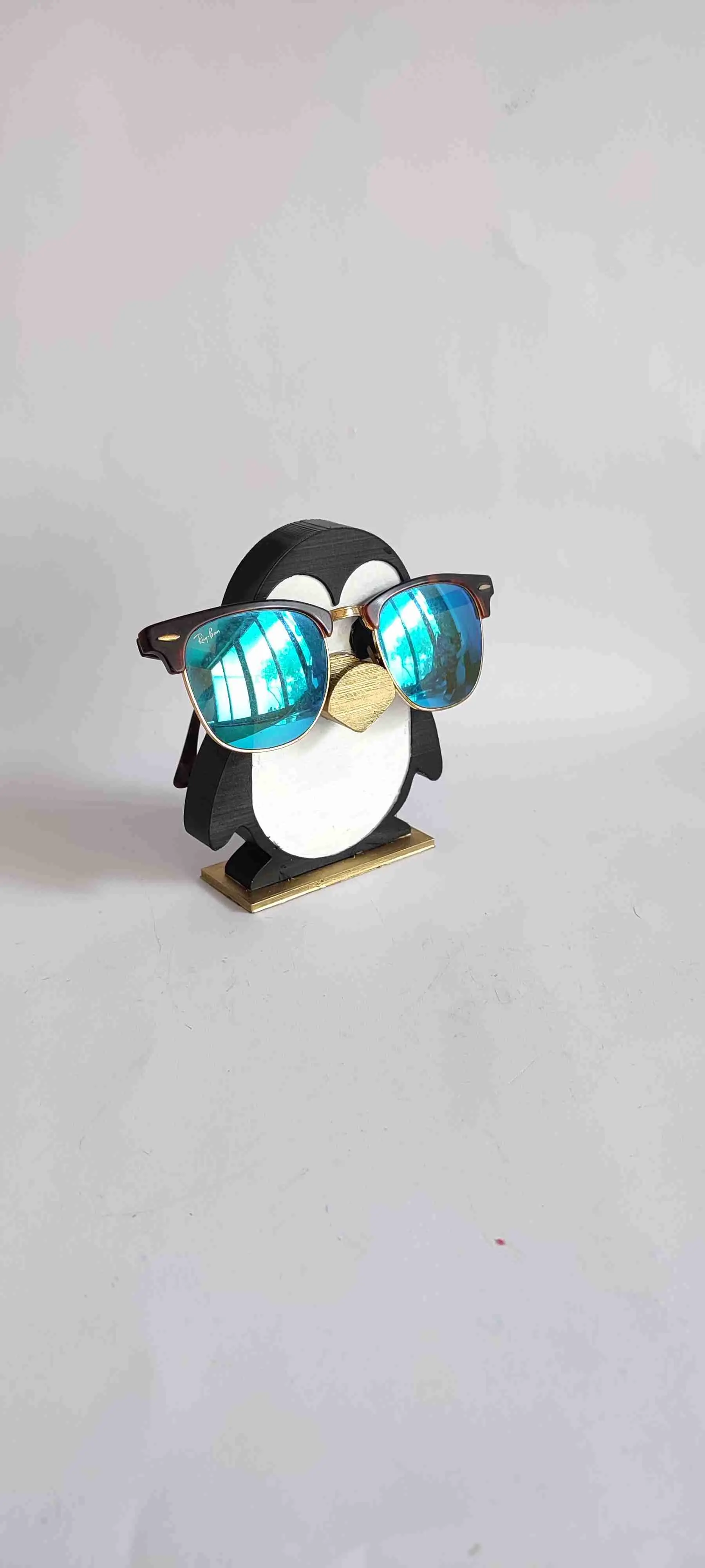 Pinguïn/oogglas houder