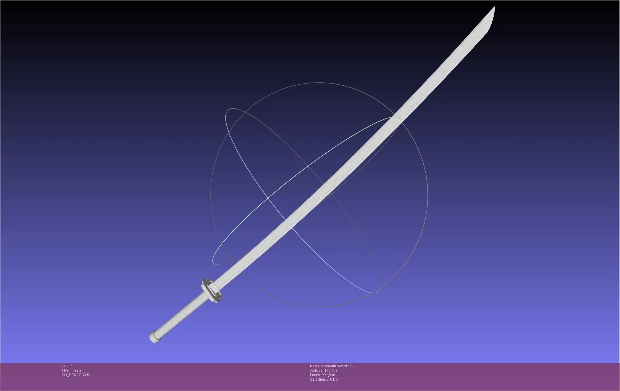 Final Fantasy VII Sephiroth Masamune Sword