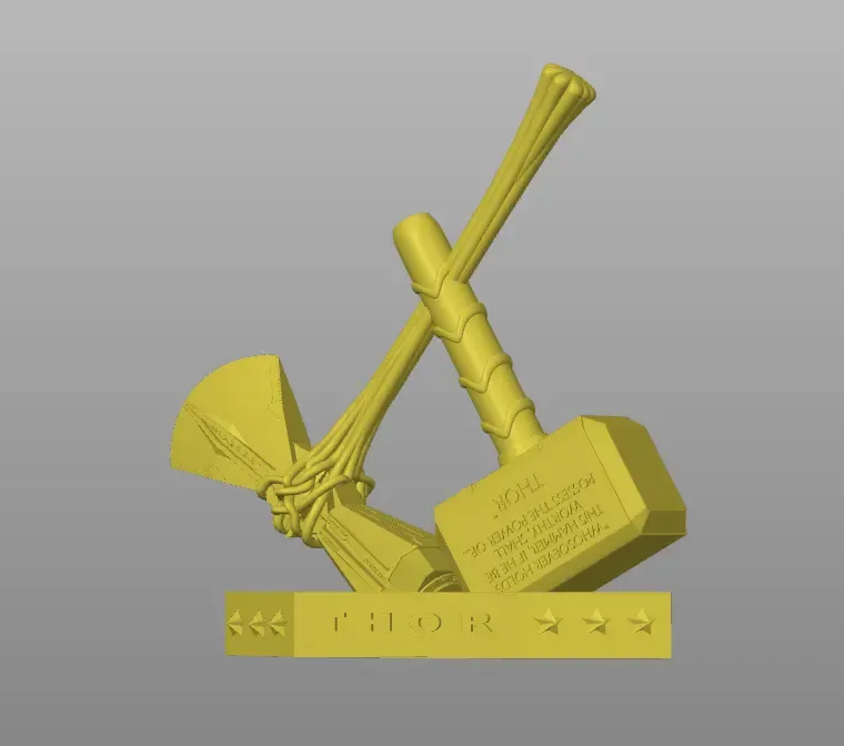 Mjolnir & Stormbreaker Display.