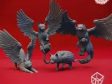 Tressym Bundle - Tabletop Miniatures (STL pré-supporté)-0