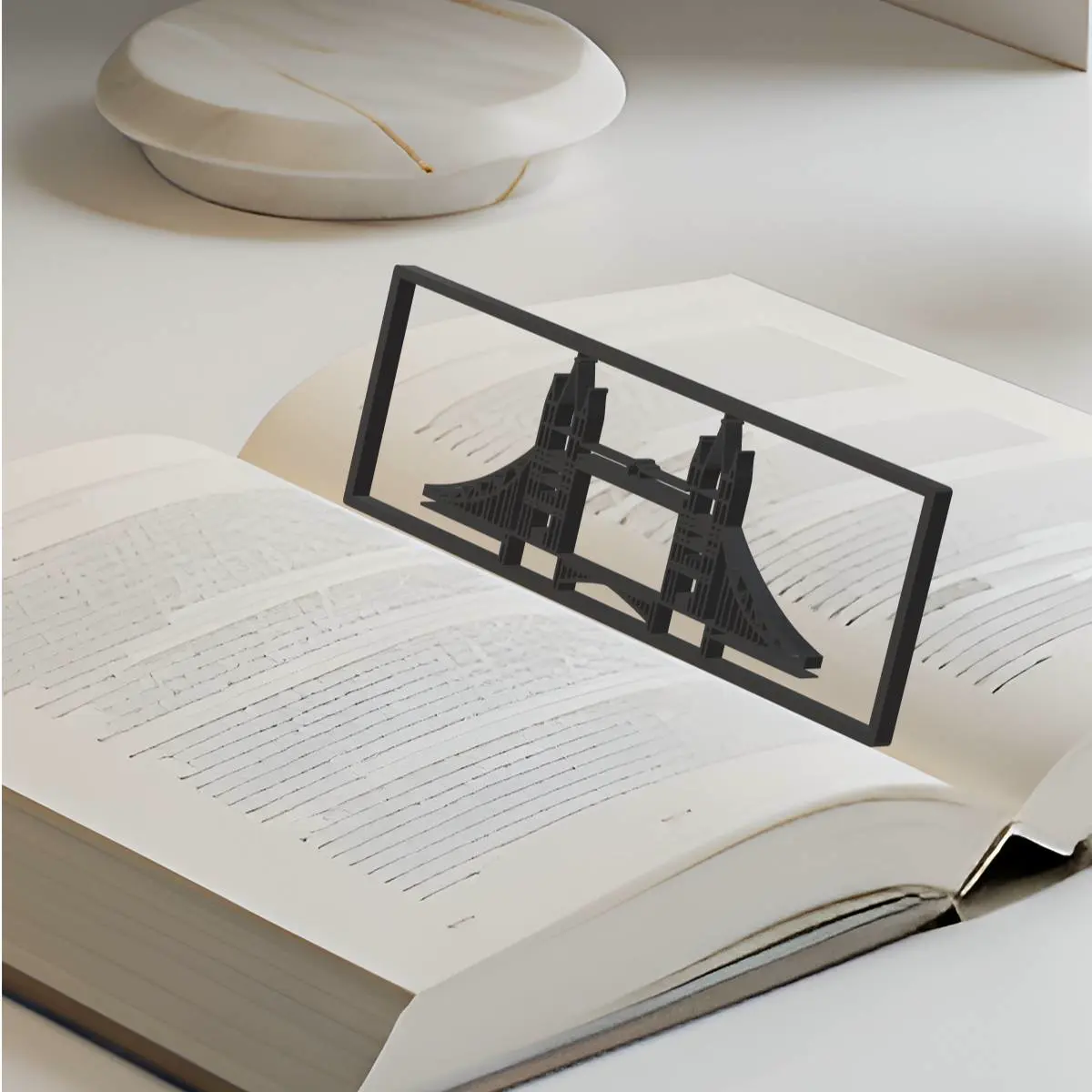Stationery & Learning Tools STL Download - Bridge Bookmark, Creative ...