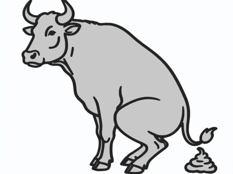 Bull Shit / Shitting Bull - Wall Art v3