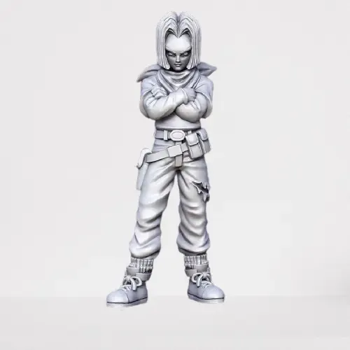 Dragon Ball Android 17 STL File