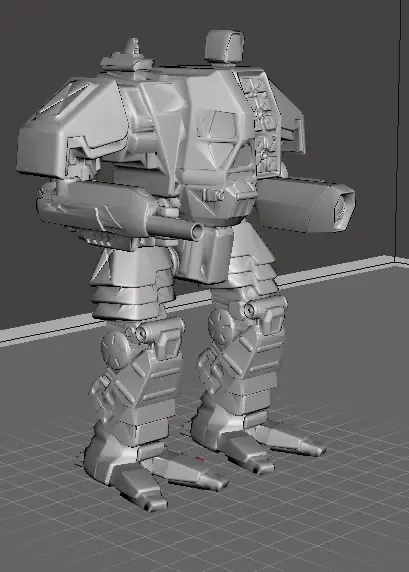 Grizzly Mech Mechwarrior