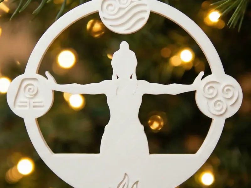 christmas korra ornament