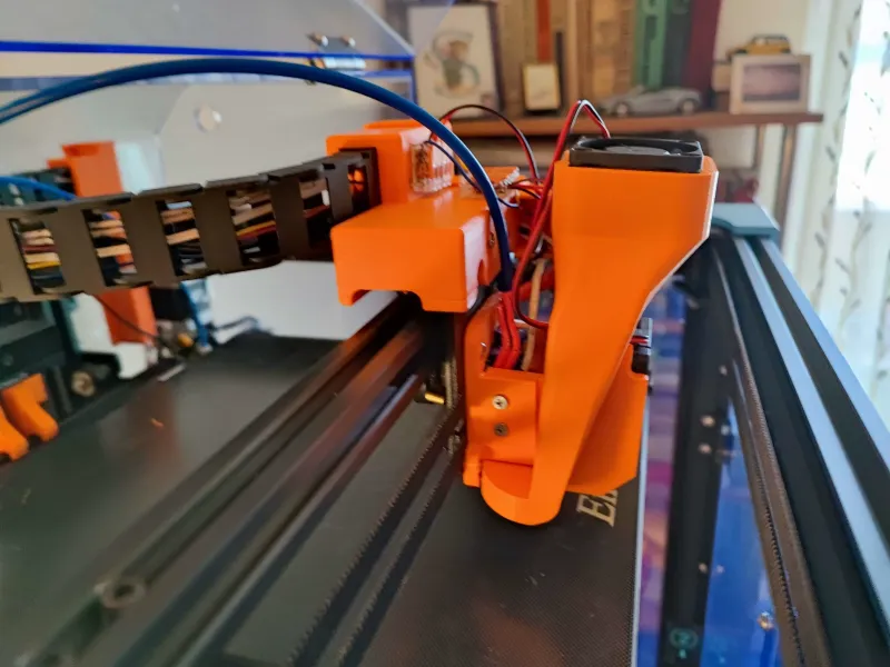 Ender6 Dragonfly BMS V2 с ДЕРЖАТЕЛЕМ ВЕНТИЛЯТОРА V2