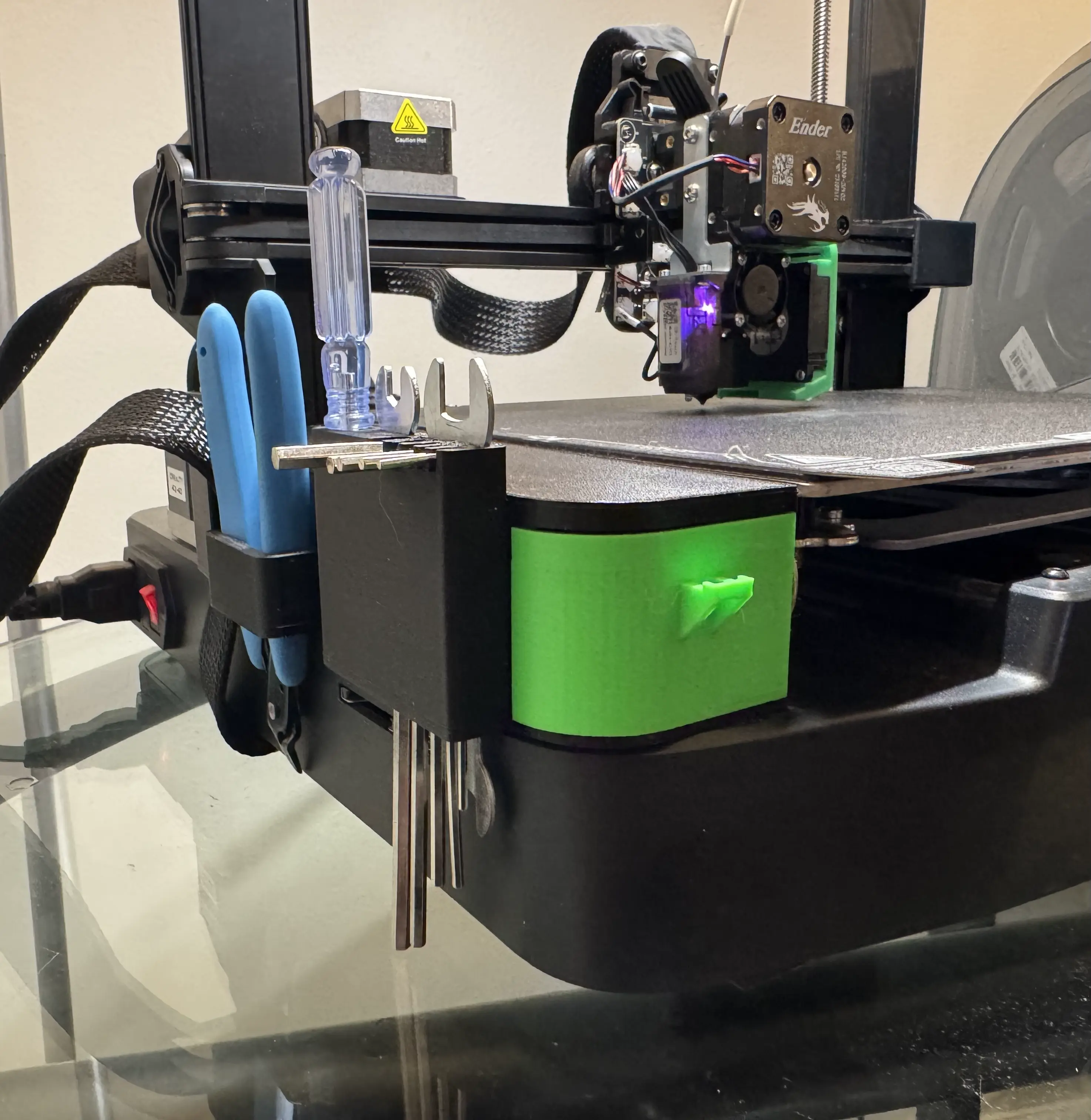 Ender-3 V3 KE/SE Tool Holder Side Drawer V2