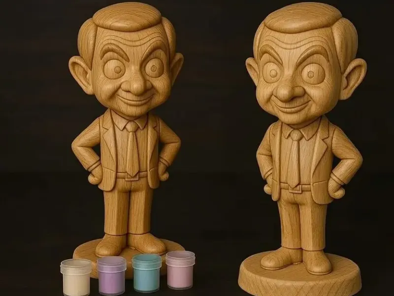 Mr Bean for painting figure