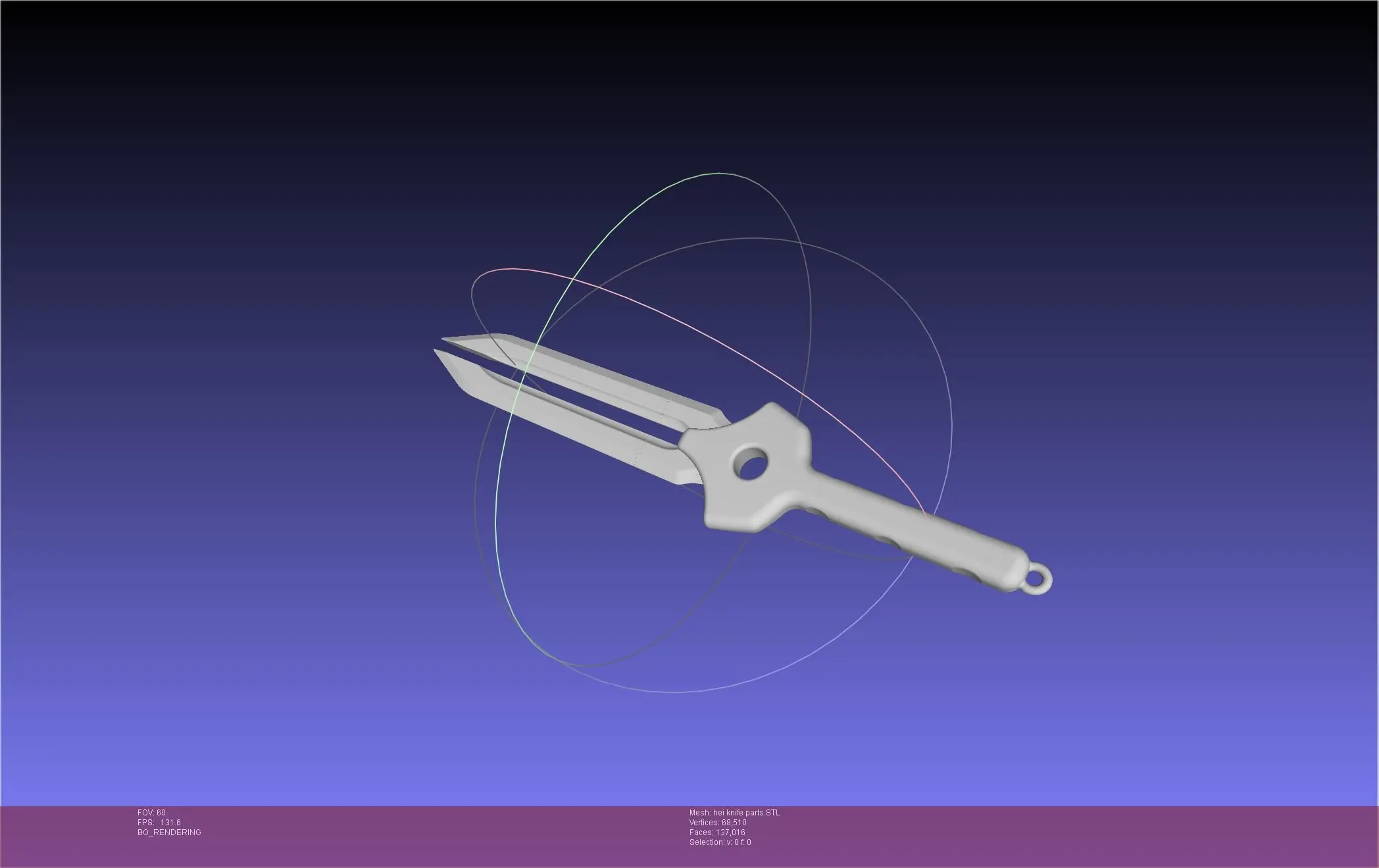 Darker Than Black Hei Knife