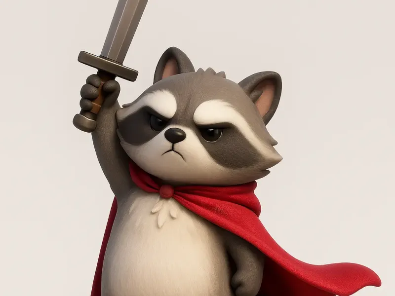 Mapache guerrero