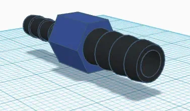 3/4 to 1/2 reductor connector