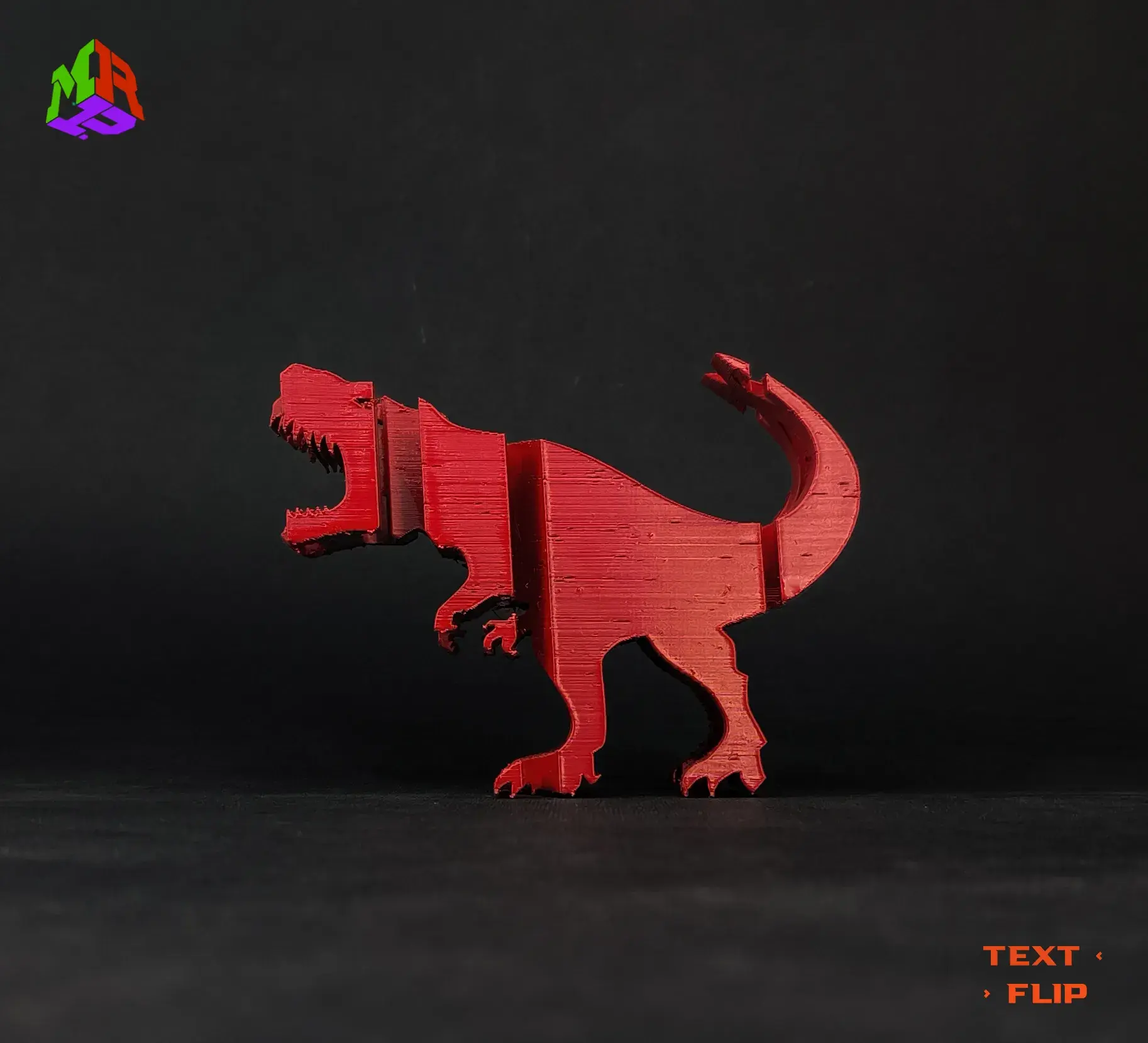 Text Flip - T Rex🦖
