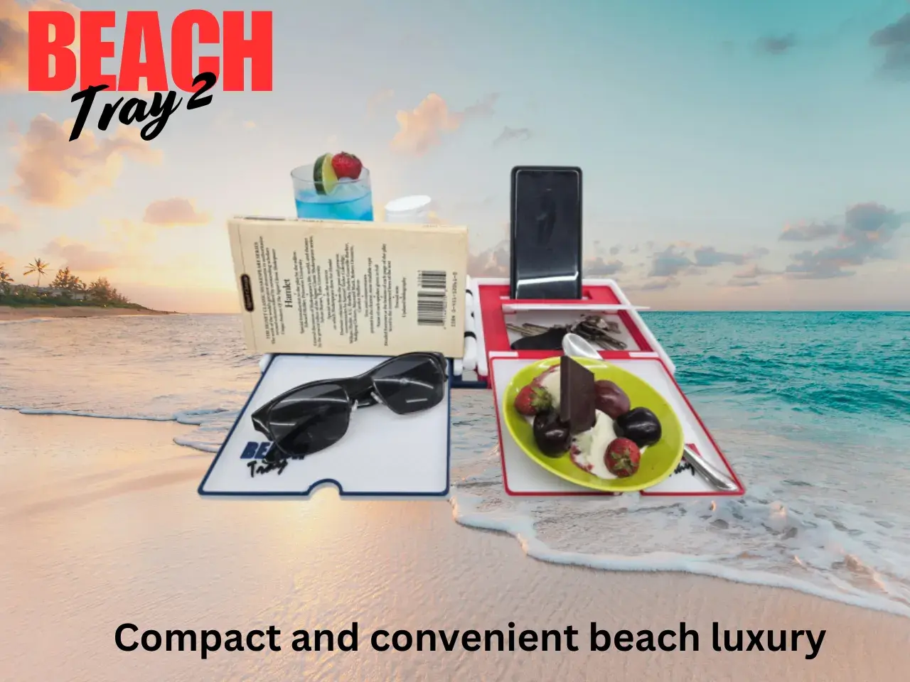 BEACH TRAY 2 - COMPACT AND CONVENIENT BEACH LUXURY
