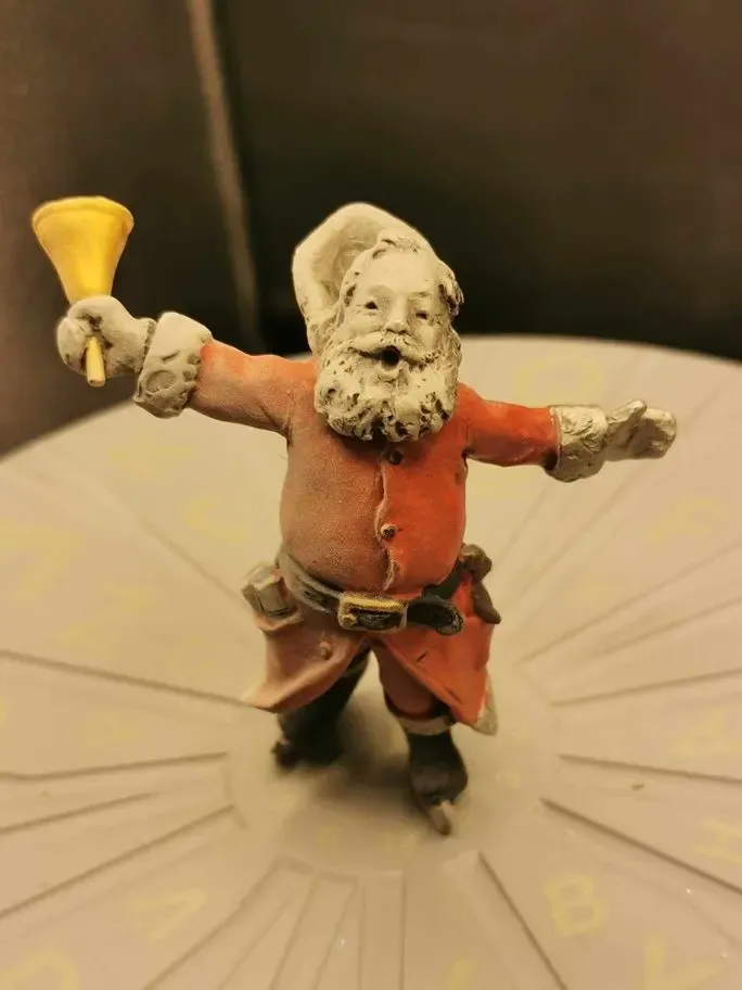 Christmas decoration skating Santa