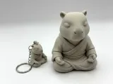 Capybara Monk & Keychain-4