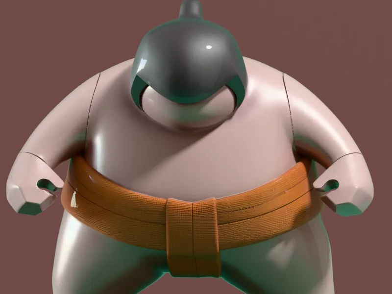 Sumo Fan Art Model