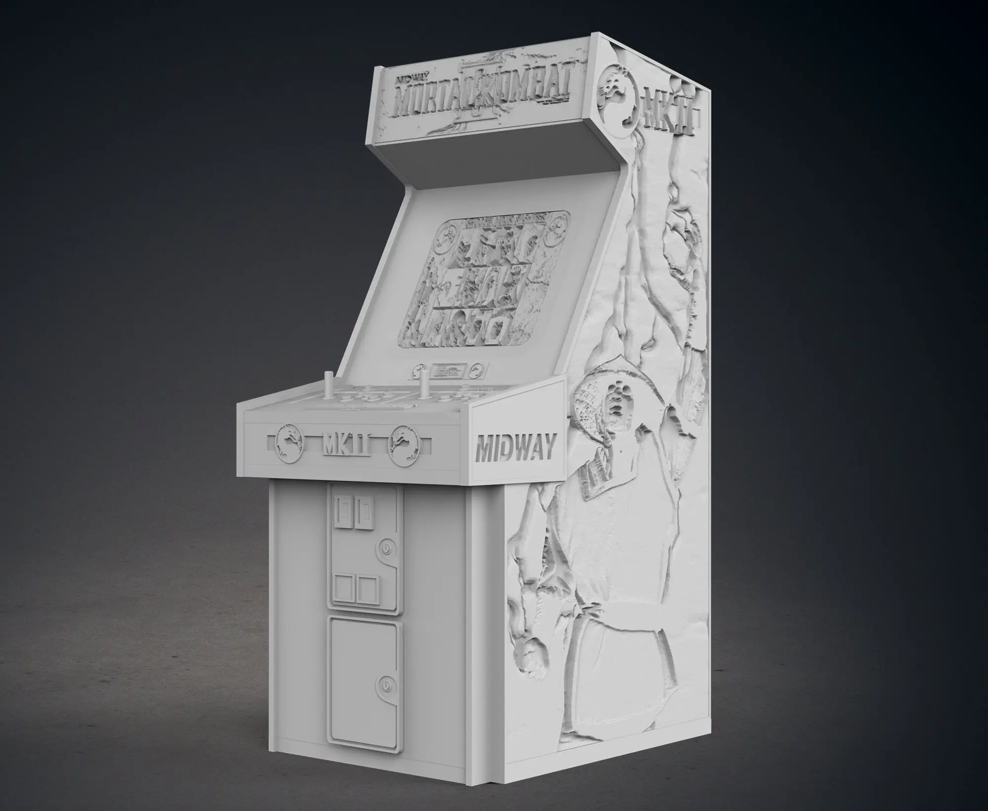 MOBILE ARCADE MORTAL KOMBAT II CON LITHOPHANE