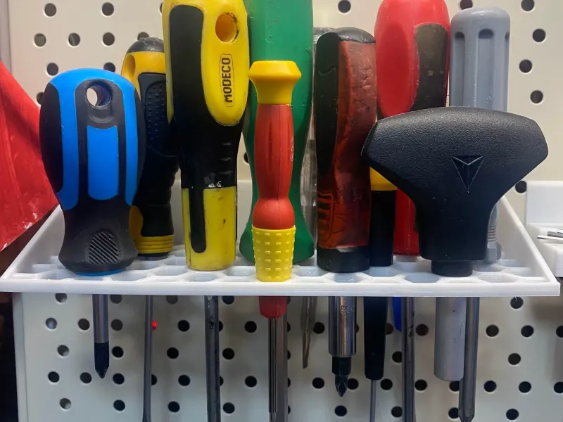 Suporte de Ferramentas para Painel Perfurado em Favo de Mel