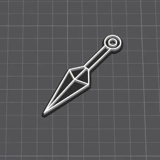Naruto Kunai Keychain