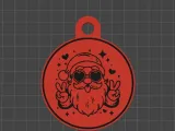 KeyChain Cool Santa-1
