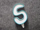 Numéro 5 pour gâteau 🎂 -0