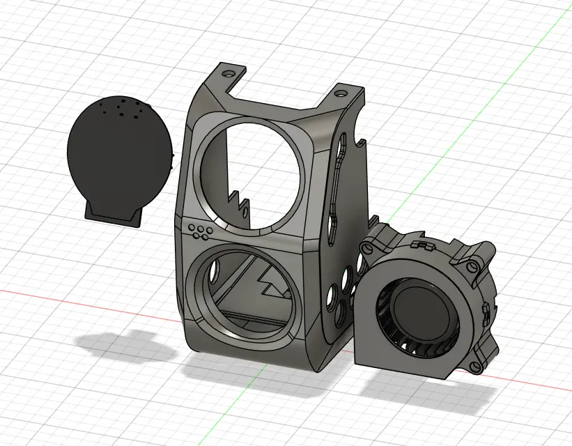 Creality k1 For KNOMI Installation Enclosure Fan Cover Ver3.