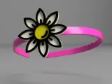 Tiara com flor / tiara-6