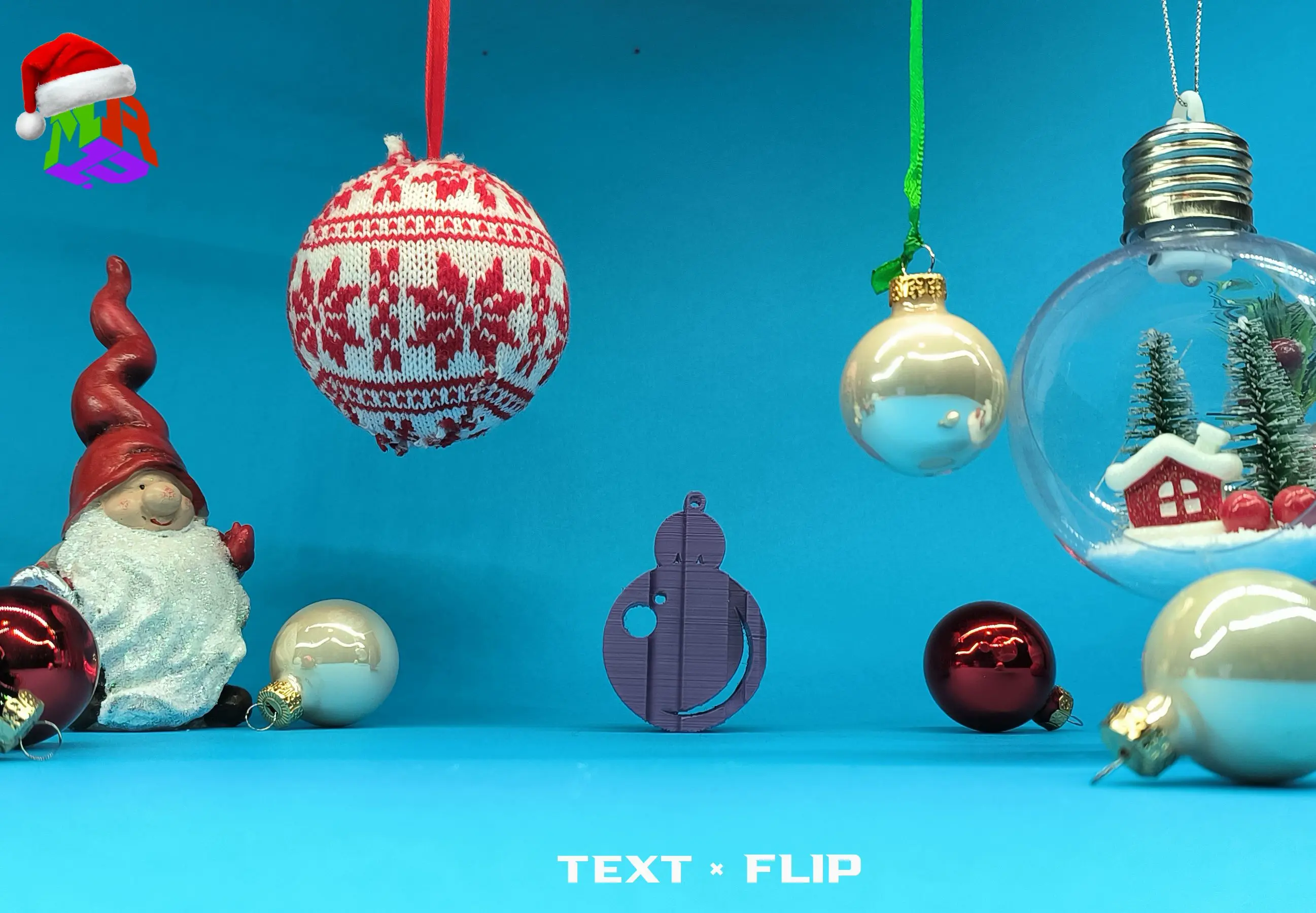 Text Flip - 2024 Ornament