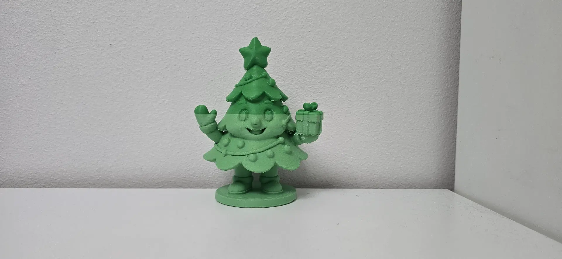 Christmas Tree Character Gift and Star Figure
