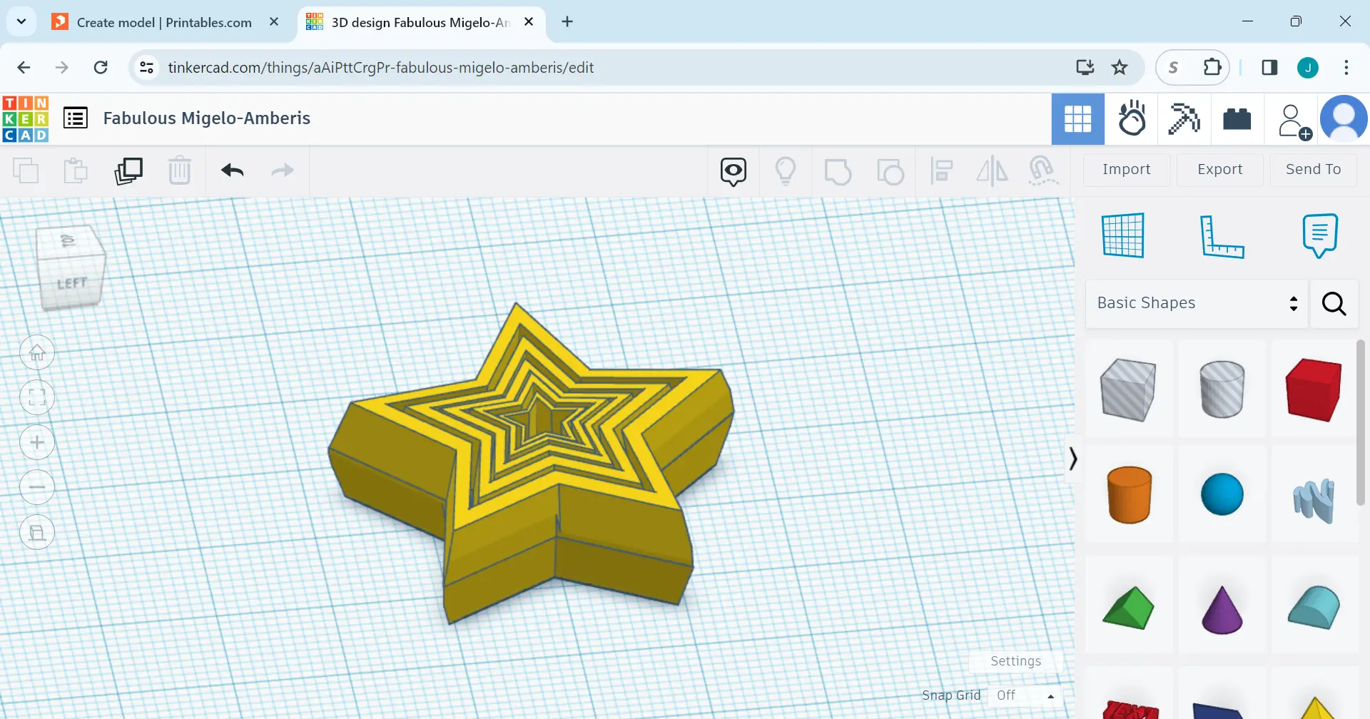 Star Fidget Toy