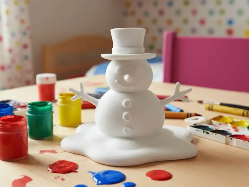 Snowman with Top Hat