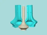 Candle Mold A08 - Molding Maker Wick Template-0