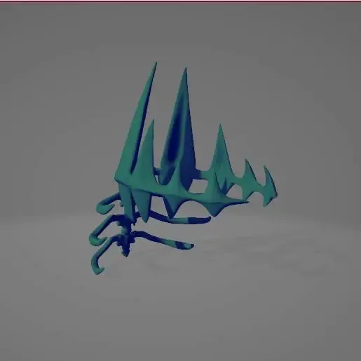 Skeleton Crown Hair Clip Jadwiga Code Vein 2