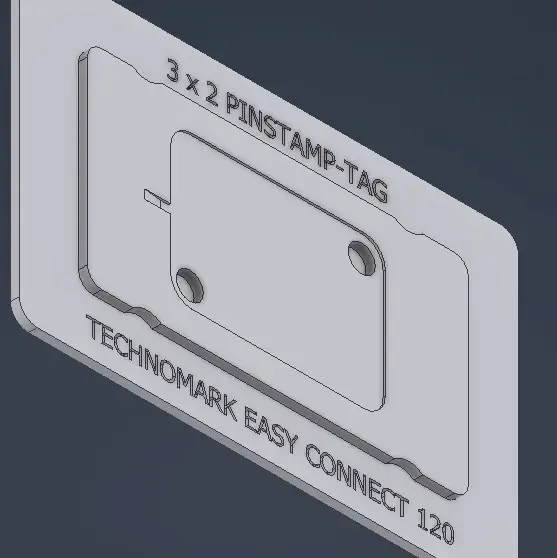 TECHNOMARK Easy Connect 120 3X2 tag