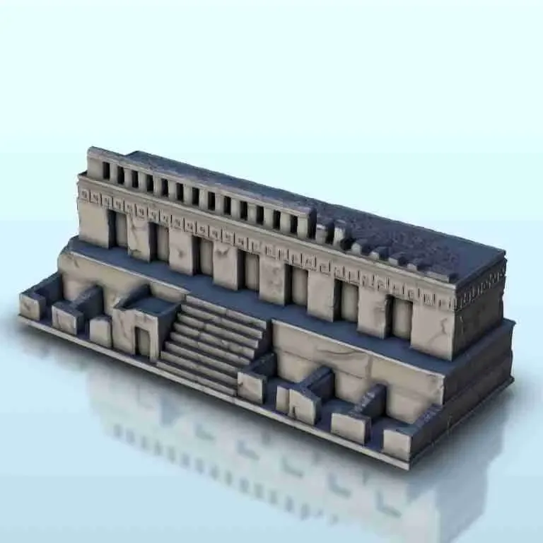Mesoamerican palace 15 - miniatures warhammer terrain scener
