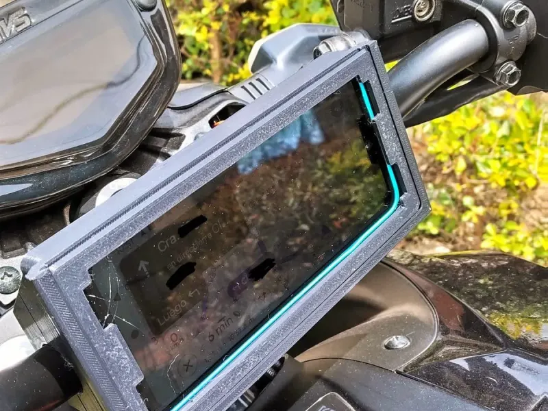 TVS APACHE 160 FI CELLPHONE HOPLDER CAR PLAY TYPE