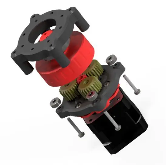 Motor paso a paso NEMA17 Reductor planetario 1:5 