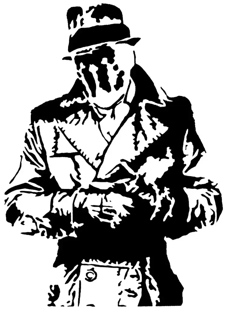 Rorschach stencil
