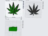 Cannabis leaf lamp-3