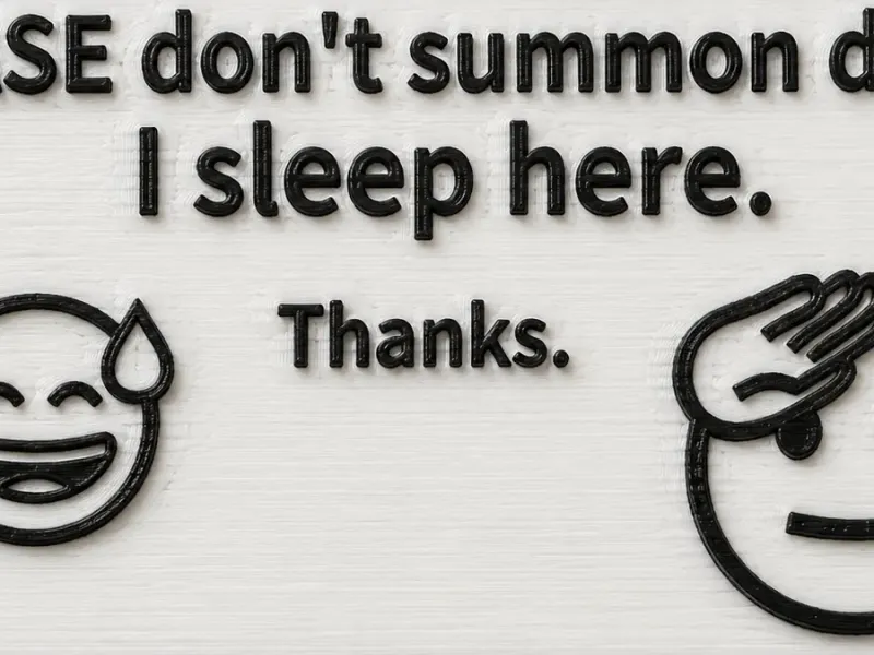 PLEASE don't summon demons..........sign (check description)