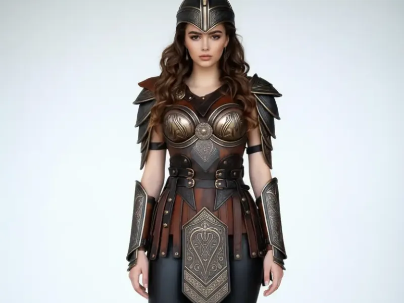 Girl in armor