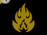 Simple Flame Symbol - 2D Art-0